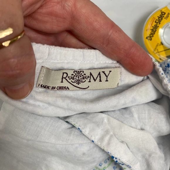 RMY, White spaghetti strap dress. - Picture 2 of 6